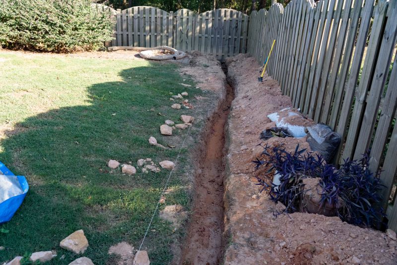 Drainage System Trenching