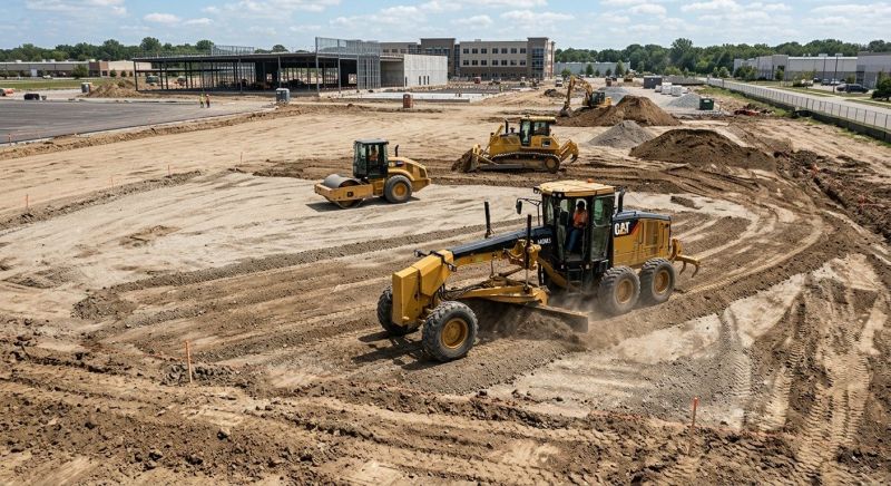 Parking Lot Gravel Repair in Lawrenceville, GA